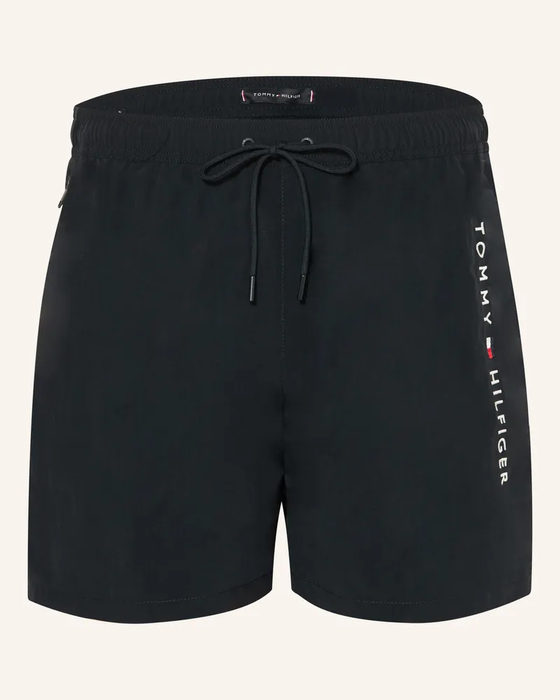 Tommy Hilfiger Badeshorts schwarz Schwarz