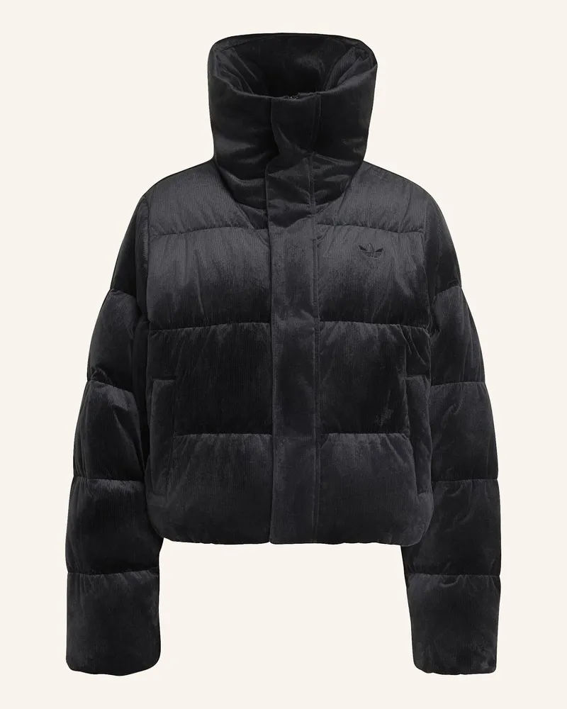 adidas Daunenjacke, Winterfest schwarz Schwarz