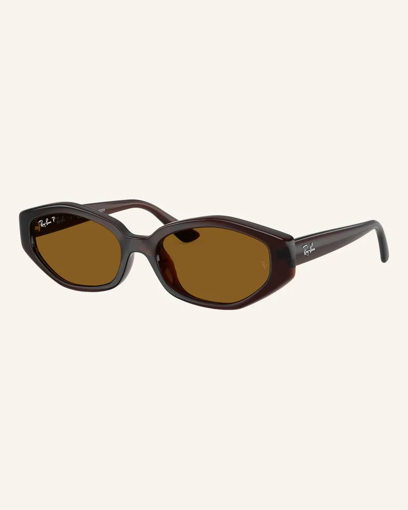 Ray Ban Sonnenbrille rb4473d braun Dunkelbraun