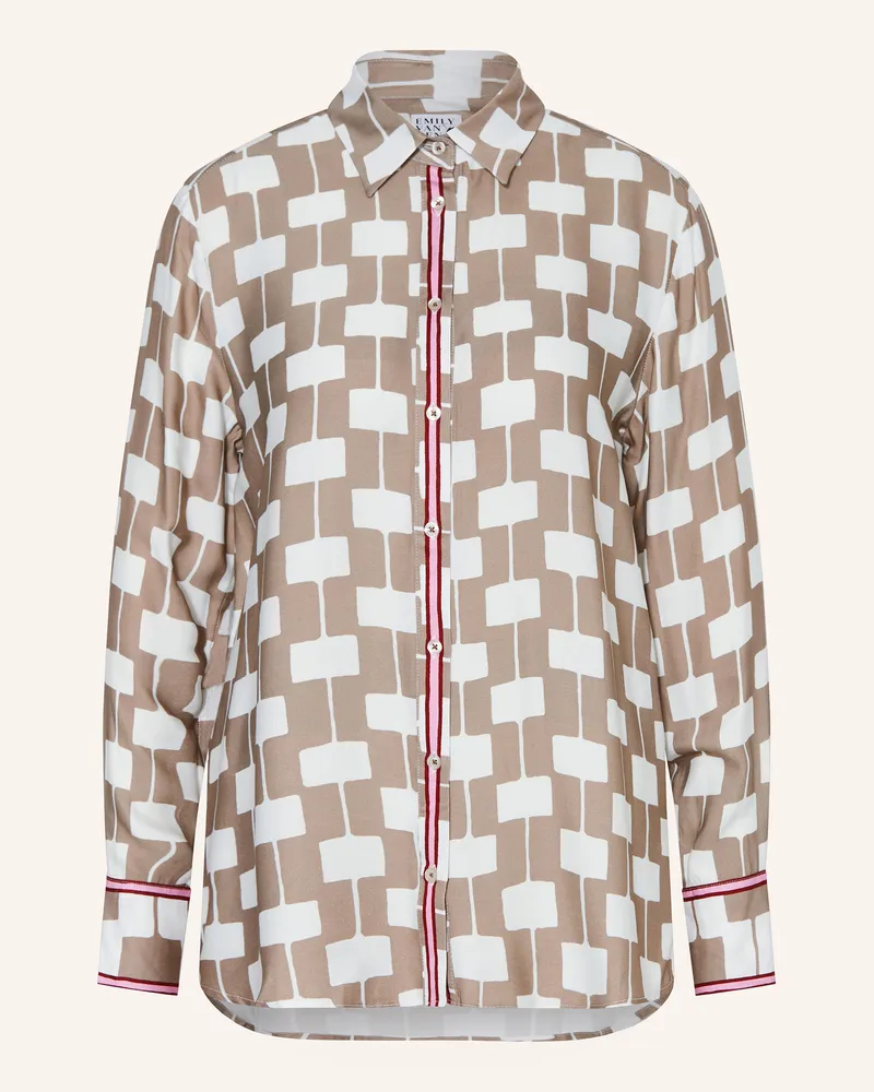 Emily van den Bergh Hemdbluse Taupe