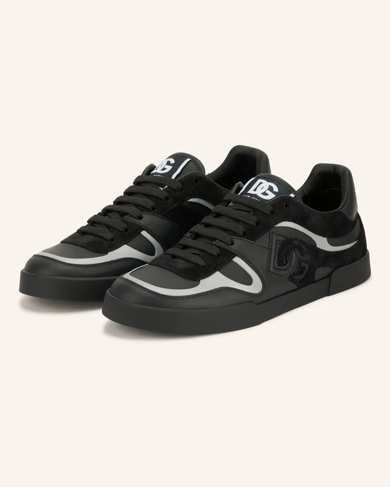 Dolce & Gabbana Sneaker Portofino schwarz Schwarz