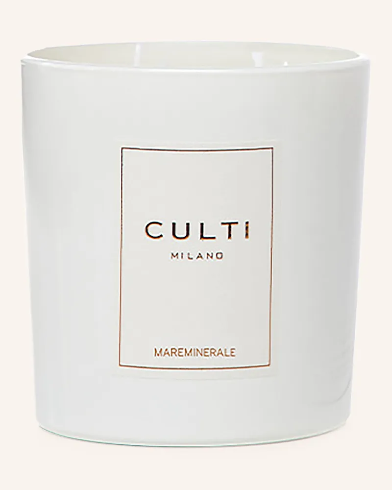Culti Duftkerze Mareminerale weiss Weiss