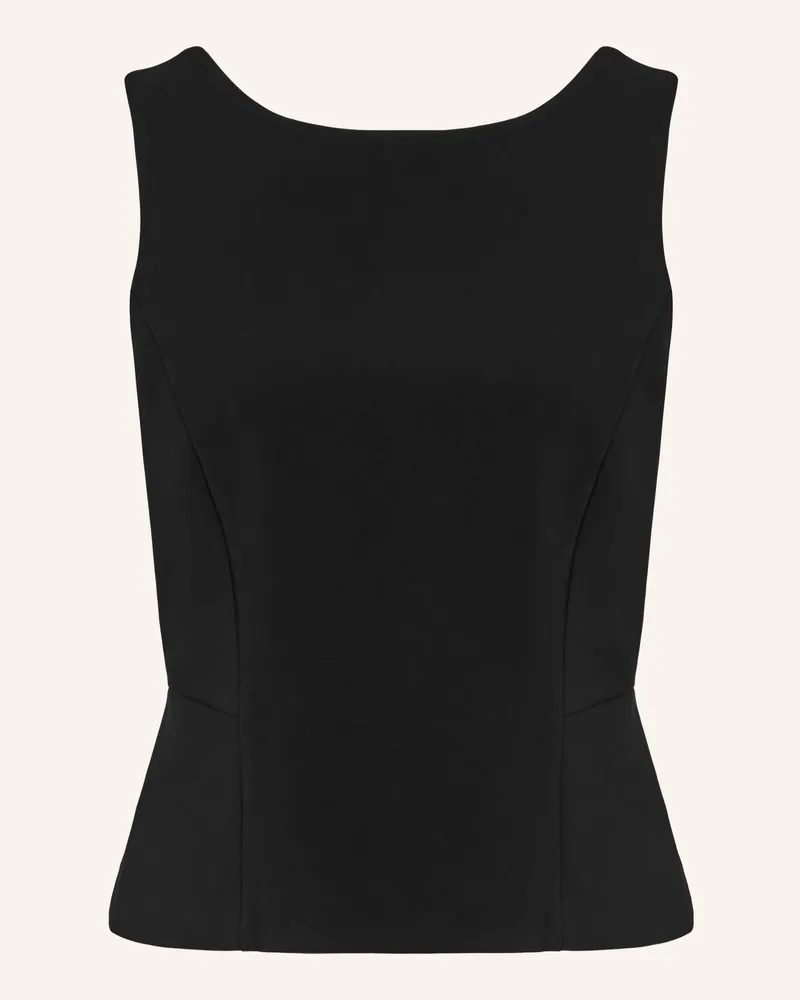 Mrs & HUGS Top schwarz Schwarz