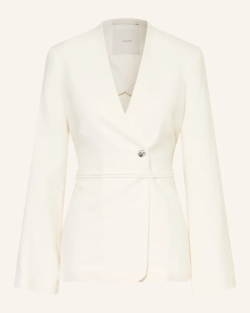 Calvin Klein Blazer weiss Ecru