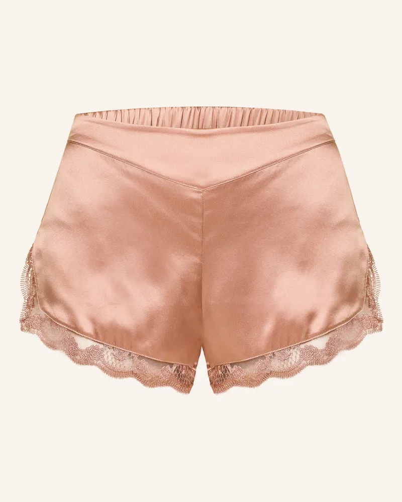 Simone Pérèle Schlafshorts Love Me Aus Seide rosa Rosé