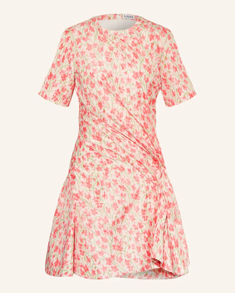 Loewe Cocktailkleid mit Seide Weiss