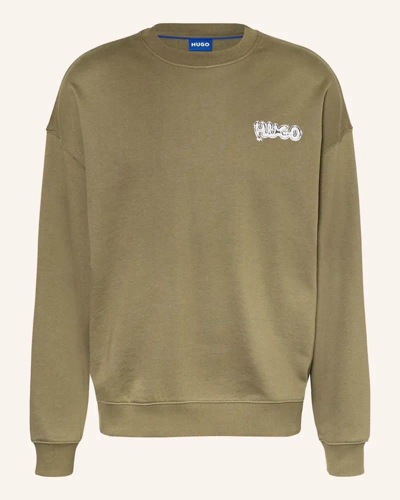 HUGO BOSS Sweatshirt NYROCREW Grün