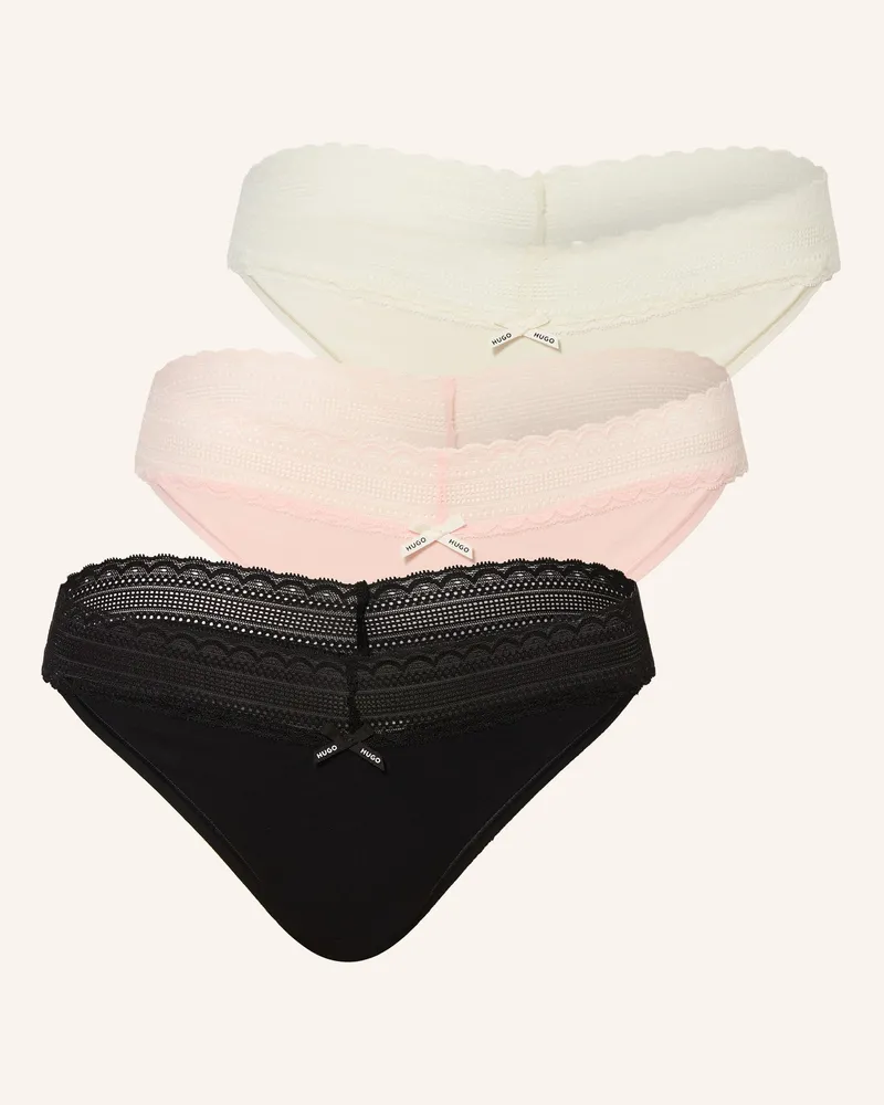 HUGO BOSS 3er-Pack Slips rosa Rosa