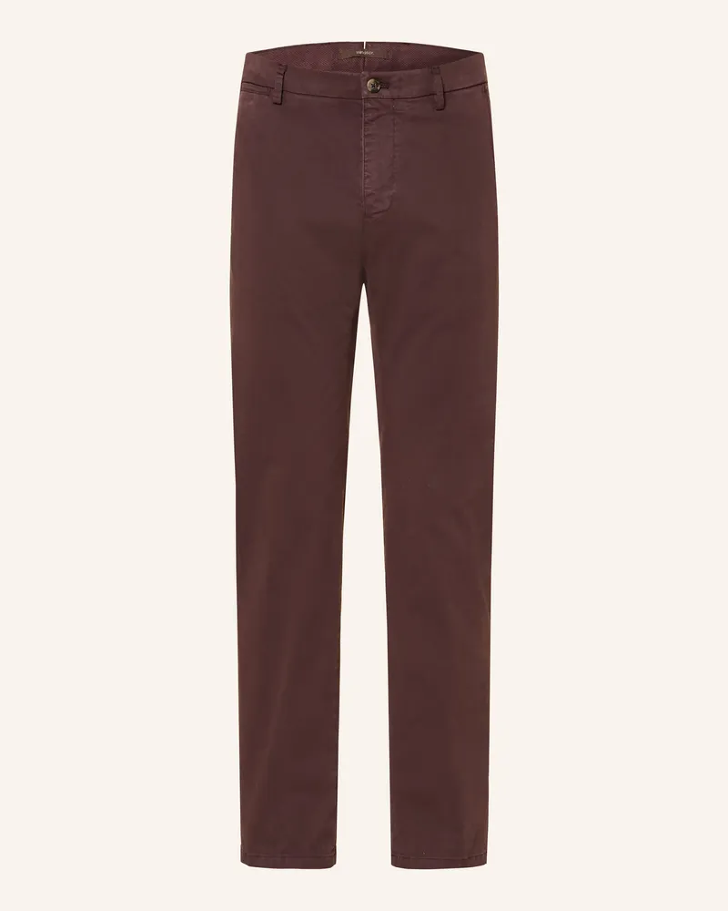 windsor. Chino Cino-D Slim Fit rot Dunkelrot