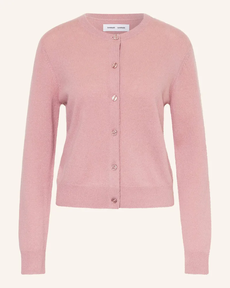 Samsøe & Samsøe Strickjacke Saboston Aus Cashmere rosa Rosé