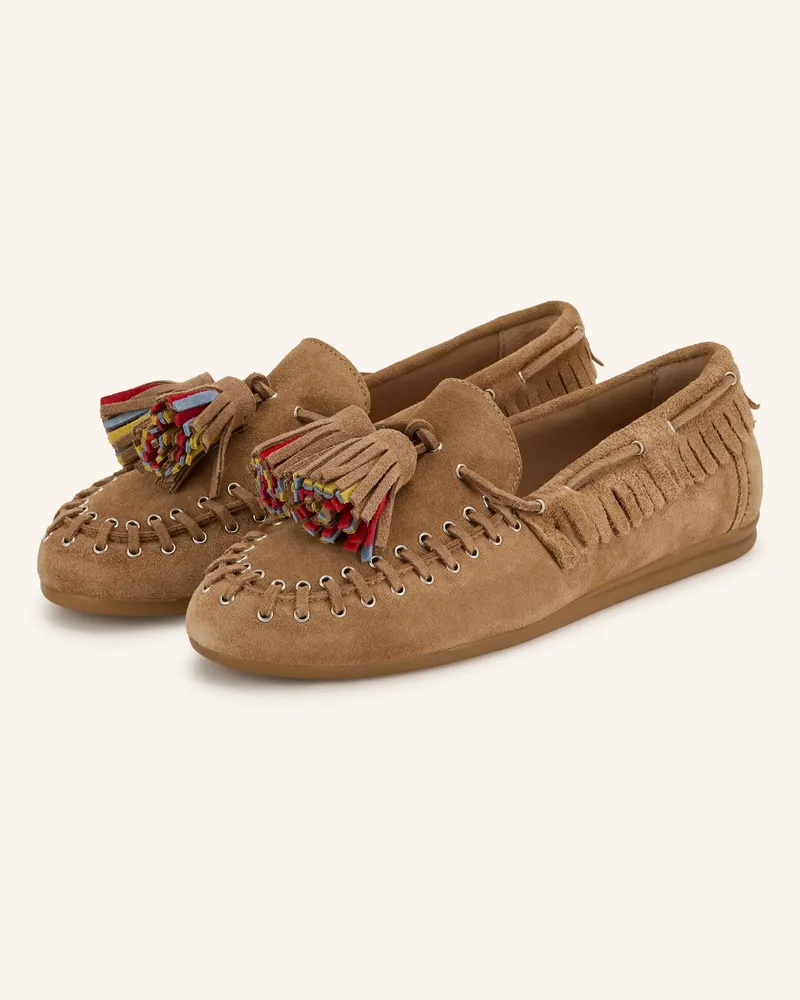 TORAL Mokassins Tl-Malia braun Camel