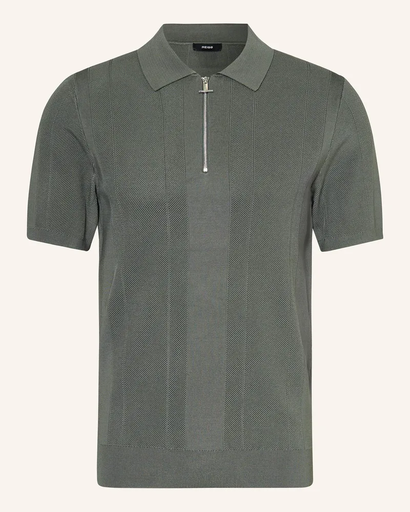 Reiss Strick-Poloshirt BART Dunkelgrün