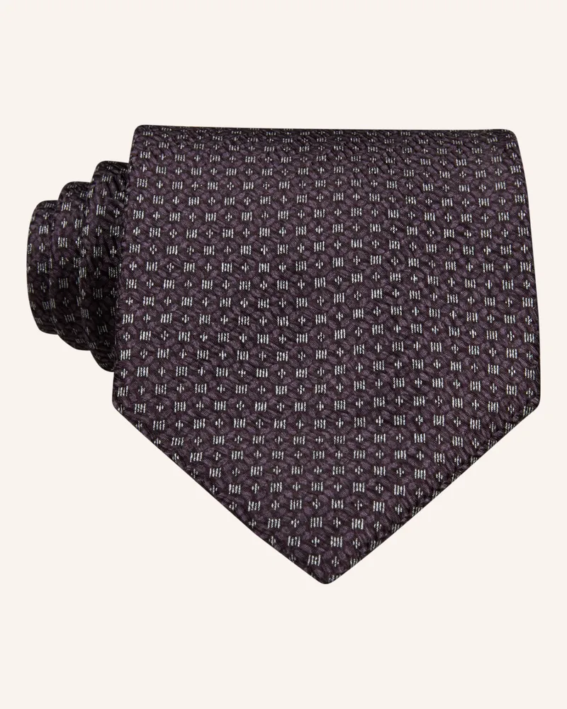 Brioni Krawatte rot Dunkellila