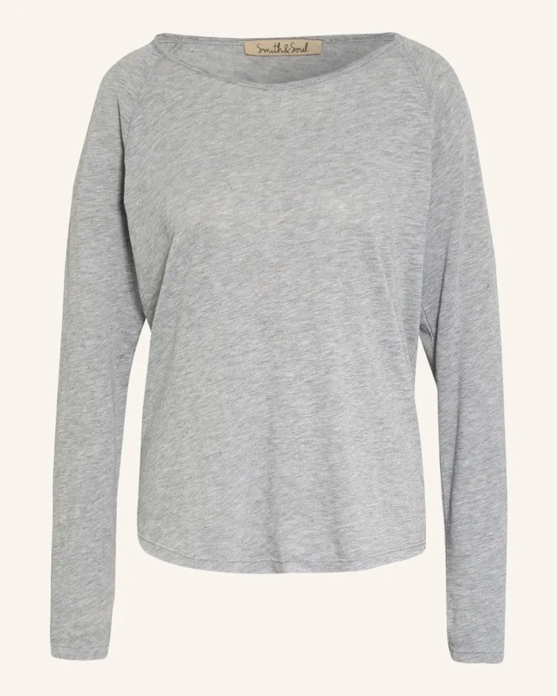 Smith & Soul Longsleeve grau Hellgrau