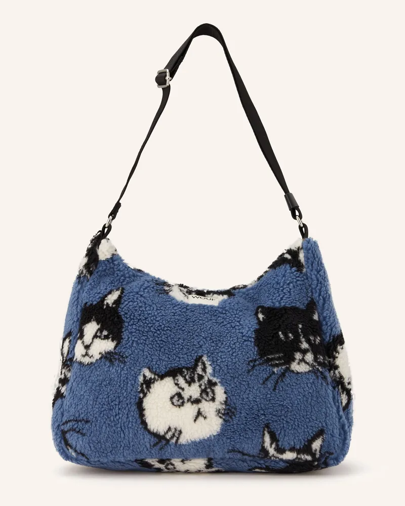 WOUF Schultertasche LUNA Blau