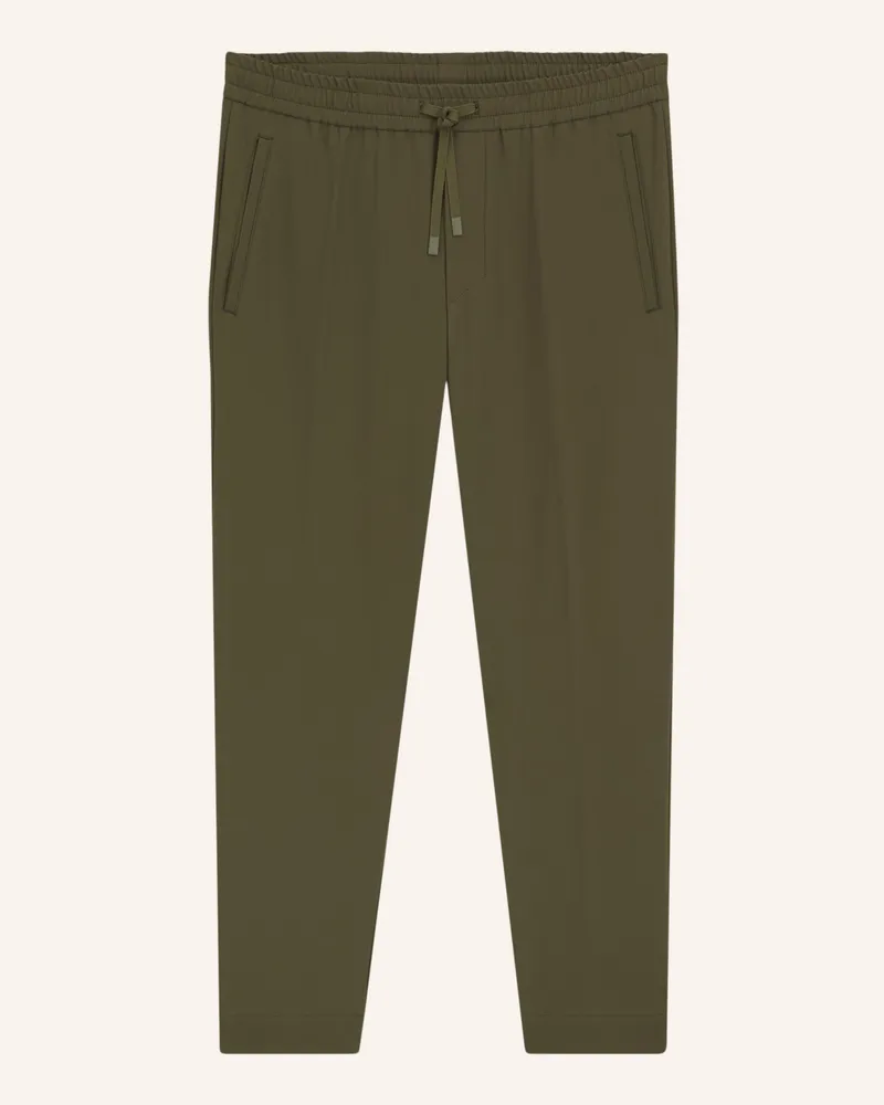 HUGO BOSS Casual Hose T_FLEX Tapered Fit Dunkelgrün