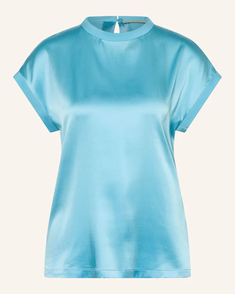 (THE MERCER) N.Y. Blusenshirt Aus Seide blau Türkis