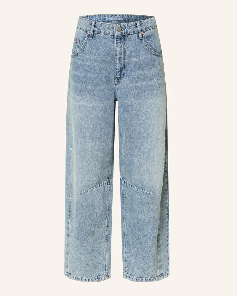 Oui  Barrel Jeans Hellblau