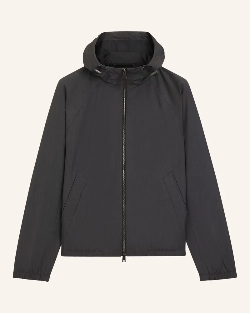 HUGO BOSS Casual Jacke L-CORAKO1 Regular Fit Schwarz