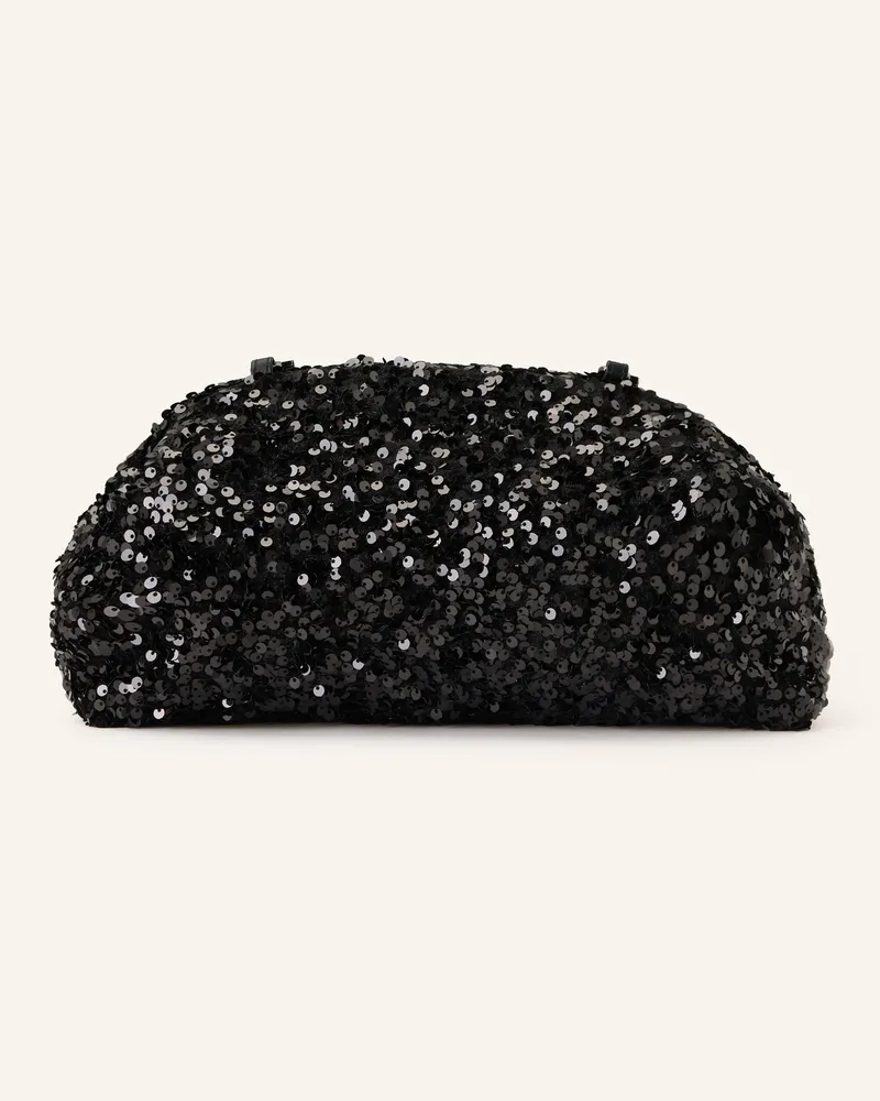 Rich&Royal Clutch Mit Pailletten schwarz Schwarz