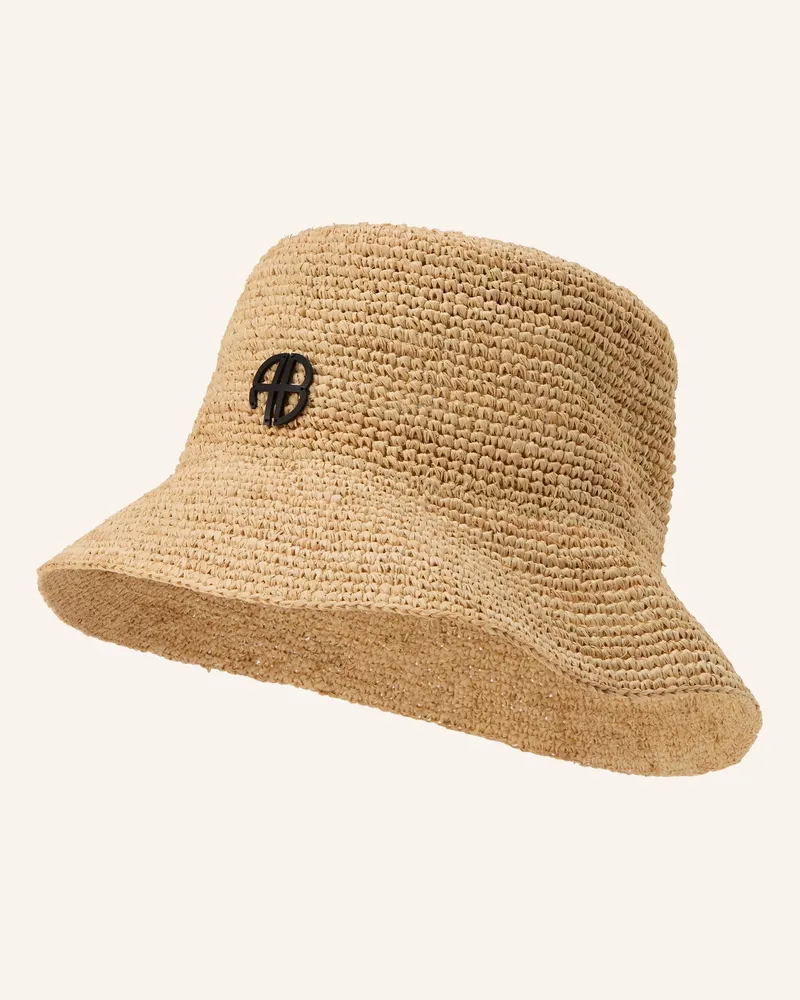 Anine Bing Bucket-Hat Cabana beige Hellbraun