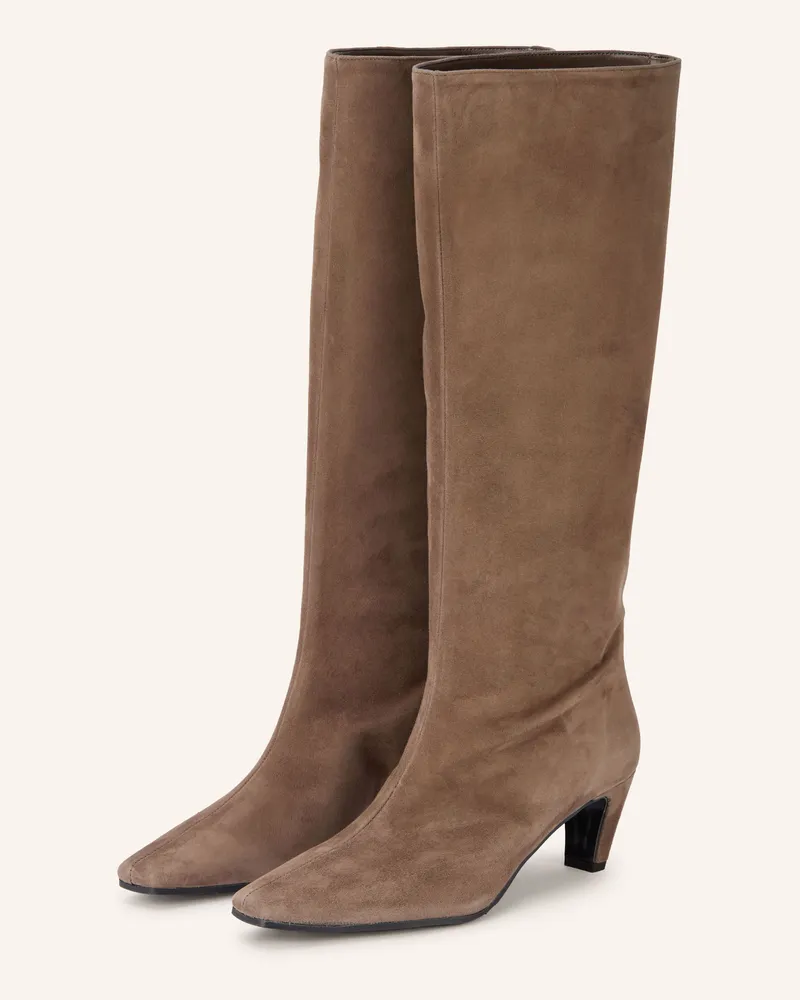 Mrs & HUGS Stiefel beige Taupe