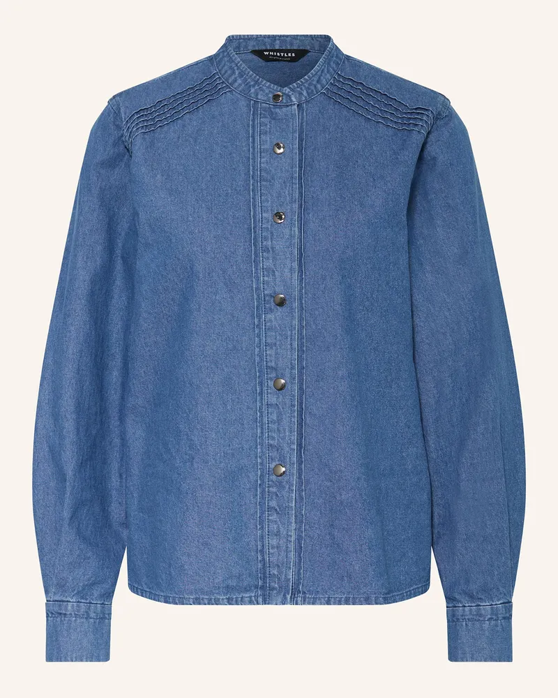 Whistles Jeansbluse Dunkelblau