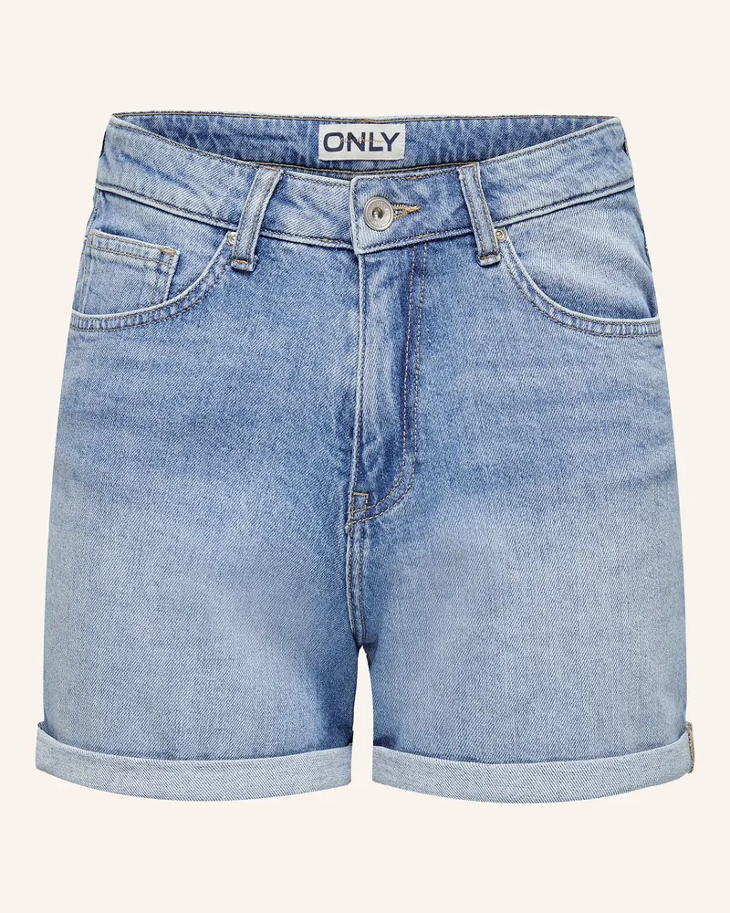 only Jeansshorts blau Light