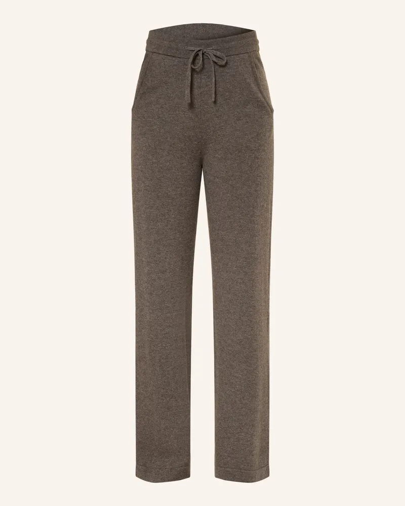 Darling Harbour Strickhose Mit Cashmere braun Truffle