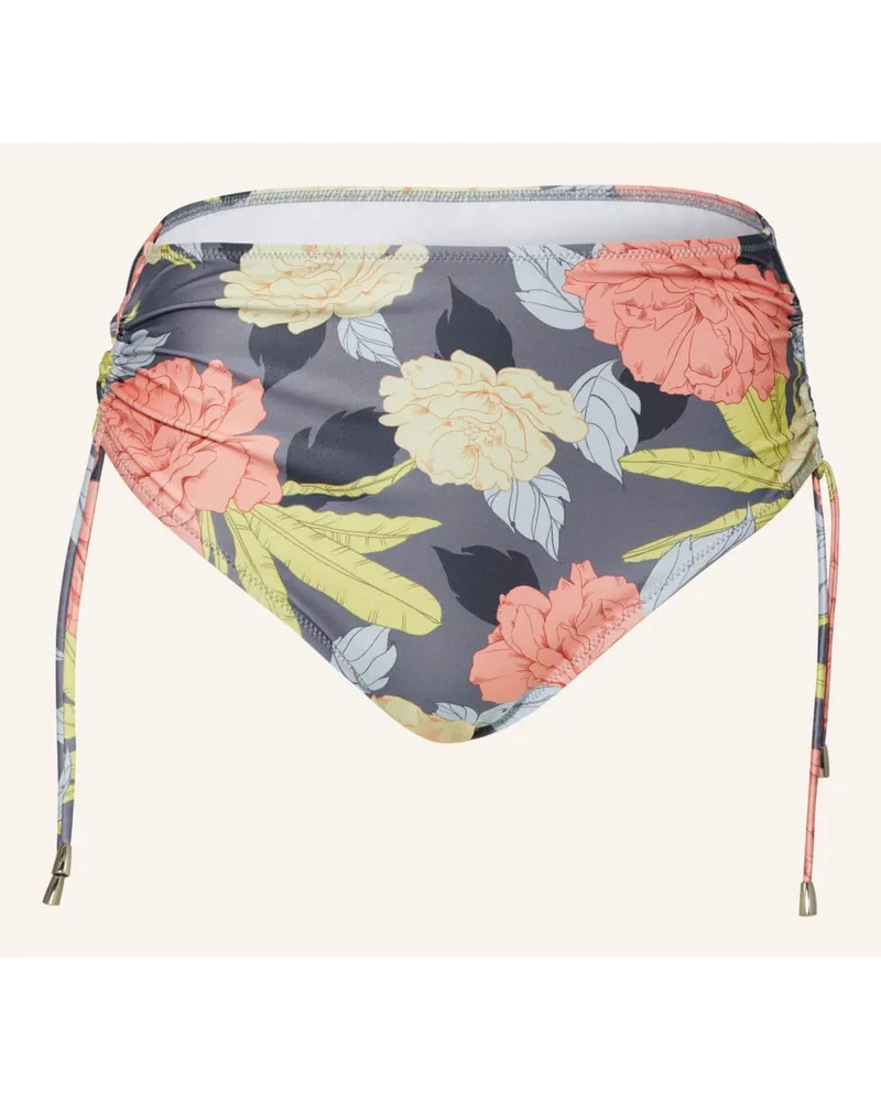 Lidea High-Waist-Bikini-Hose FLOWER NOSTALGIA Grau