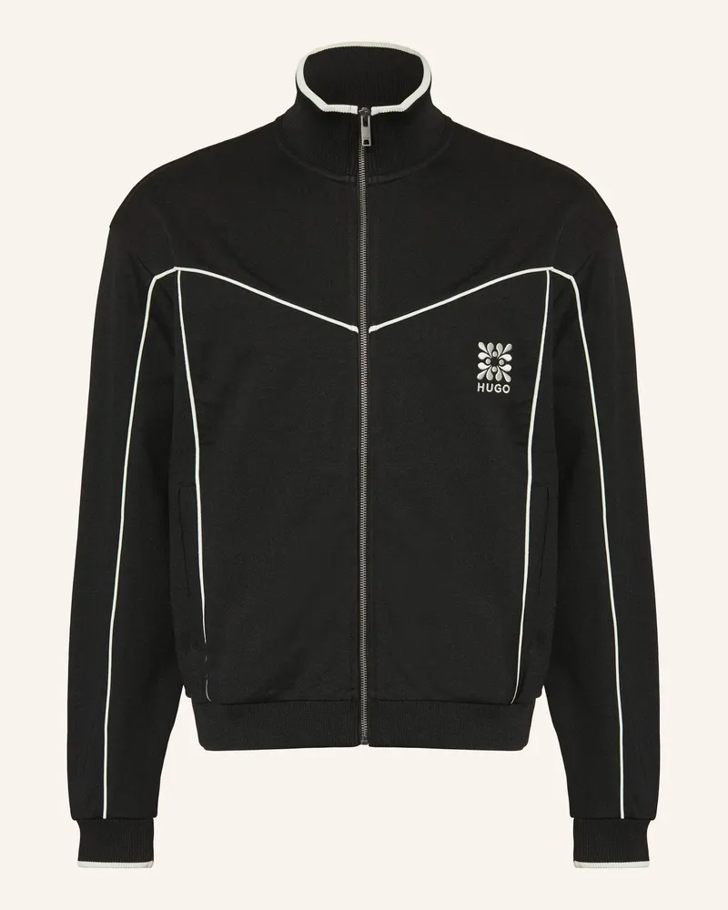 HUGO BOSS Sweatjacke DARYNT Schwarz