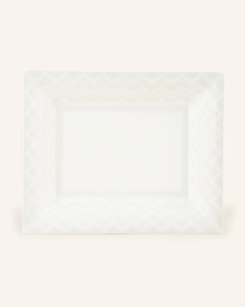 Missoni Home Schale Zig Zag weiss Creme
