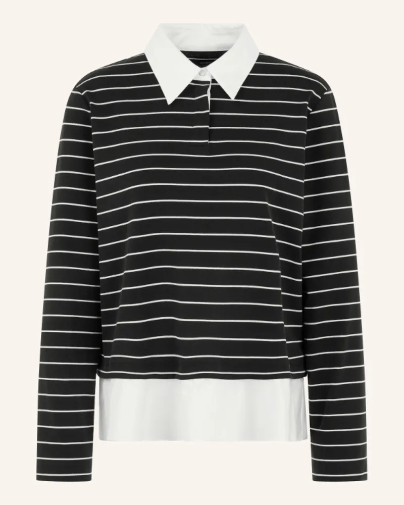 Marc Cain Poloshirt schwarz Schwarz