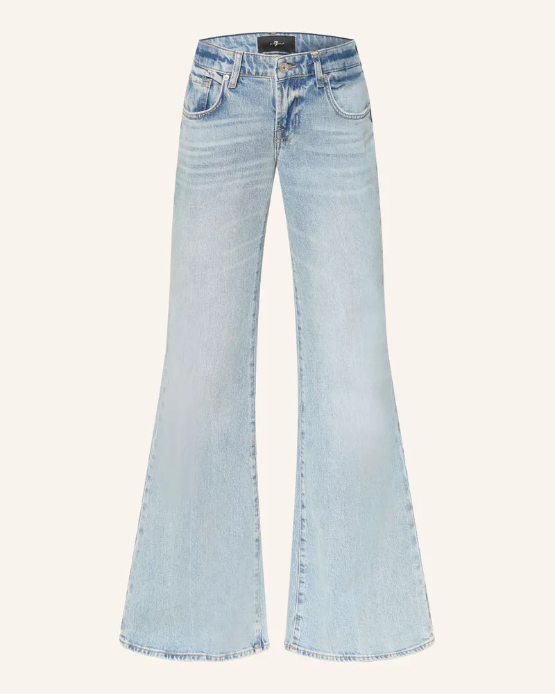 7 for all mankind Flared Jeans Low Flare blau Od1