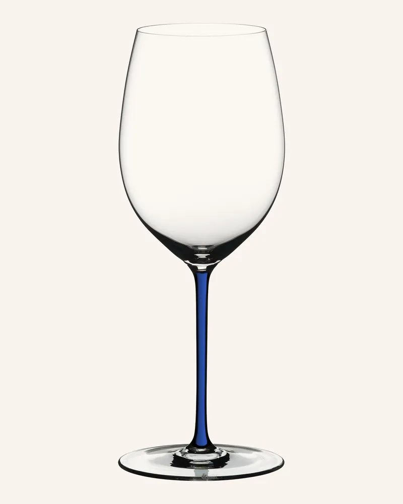 Riedel Weinglas Fatto A Mano By Riedel Cabernet/ Merlot blau Weiss