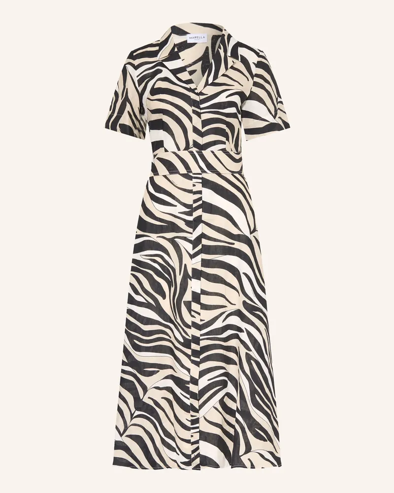 MARELLA Leinenkleid Mlspacche schwarz Schwarz