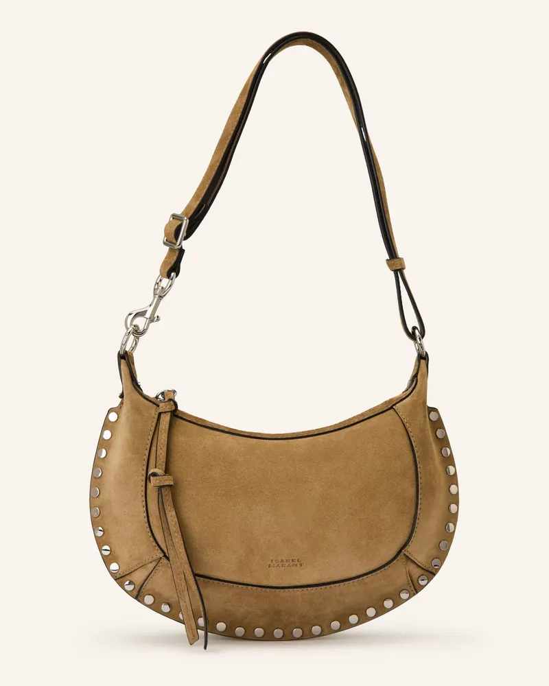 Isabel Marant Umhängetasche Oskan Moon braun Camel