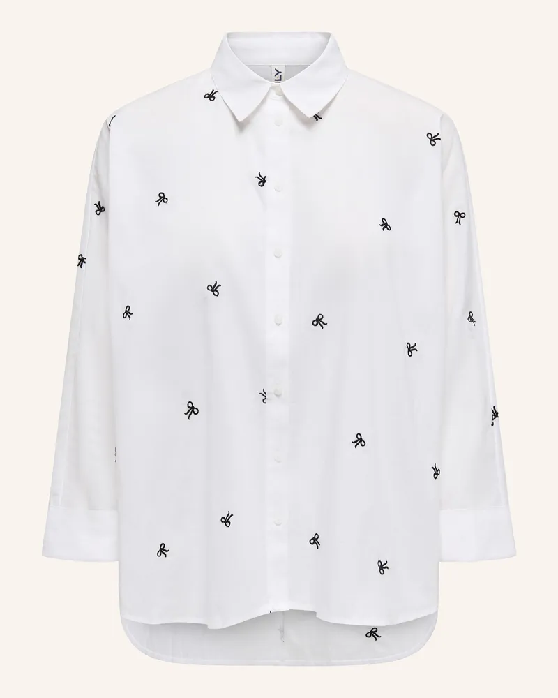 only Hemdbluse Weiss