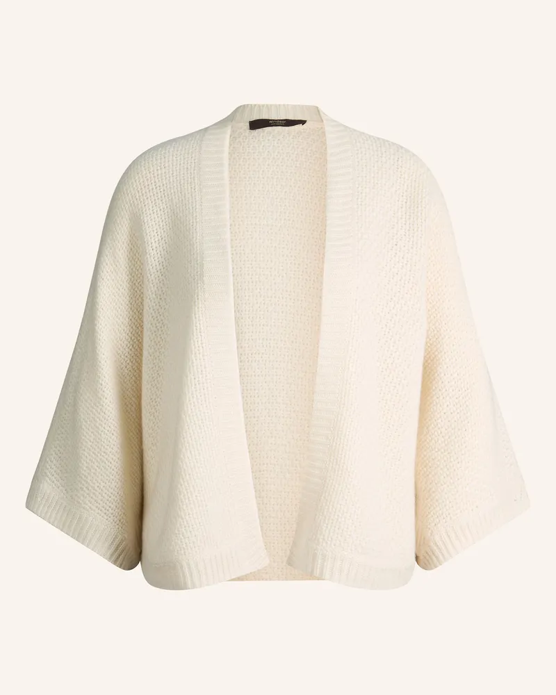 windsor. Strickjacke weiss Weiss