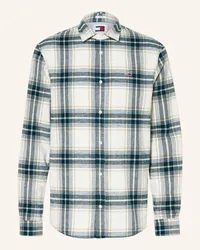 Tommy Hilfiger Flanellhemd Regular Fit Weiss