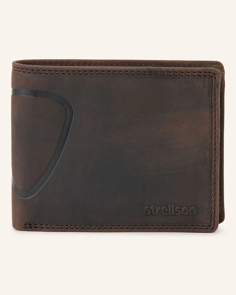 Strellson Geldbörse Baker Street Corbin braun Braun