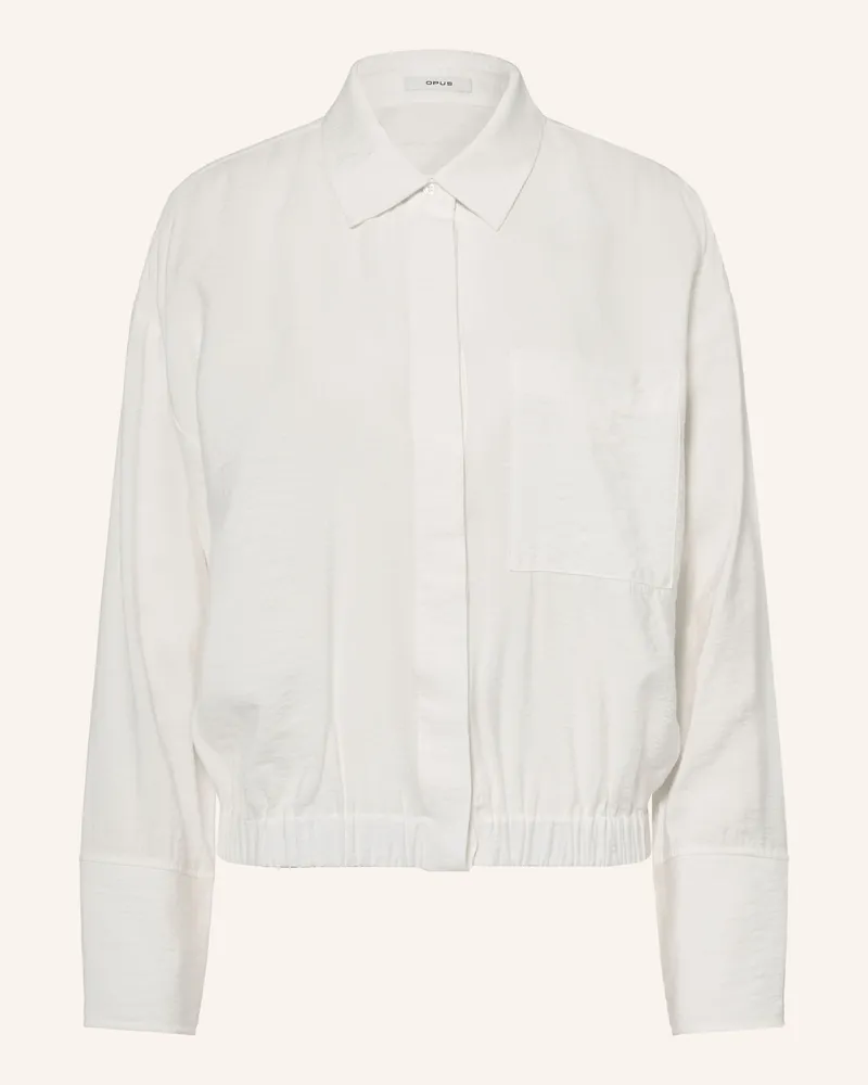 OPUS Hemdbluse Frace weiss Weiss