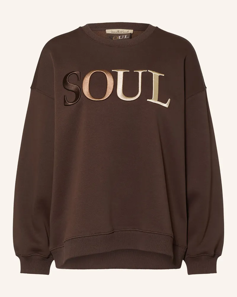 Smith & Soul Oversized-Sweatshirt braun Dunkelbraun