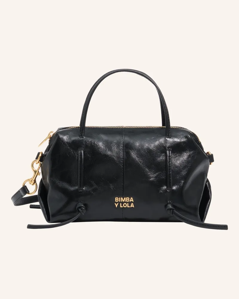 BIMBA Y LOLA Mini-Lolita-Ledertasche schwarz Schwarz