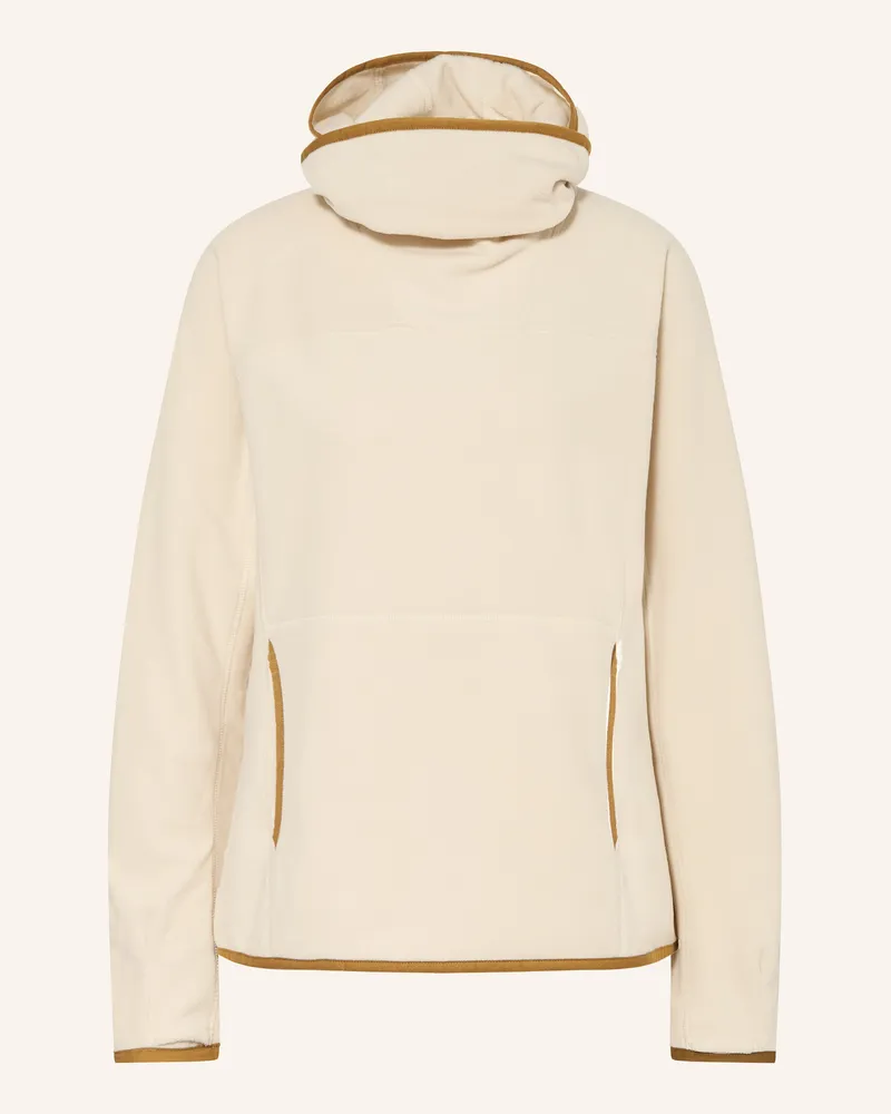 Peak Performance Fleece-Hoodie TREELINE Ecru