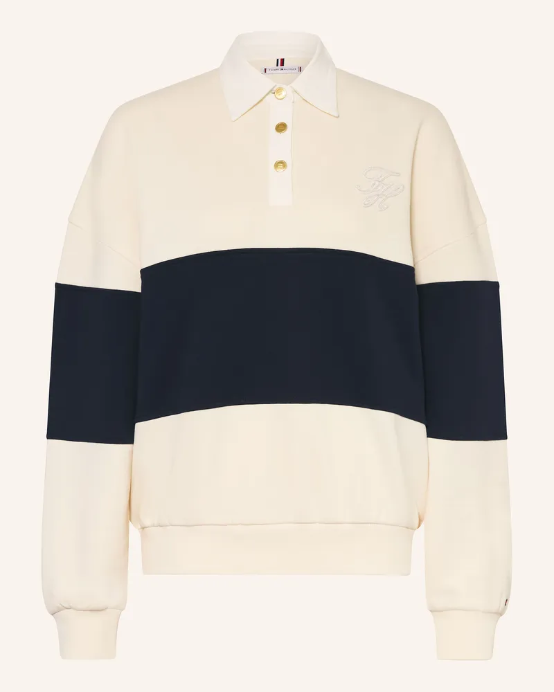 Tommy Hilfiger Rugbyshirt schwarz Weiss