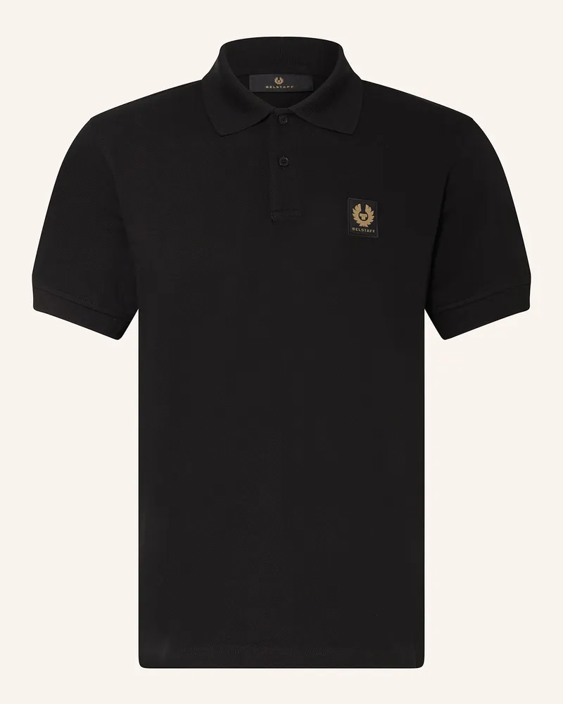 Belstaff Piqué-Poloshirt schwarz Schwarz