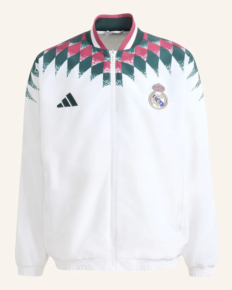 adidas Real Madrid Stadium Kids Trainingsjacke weiss Weiss