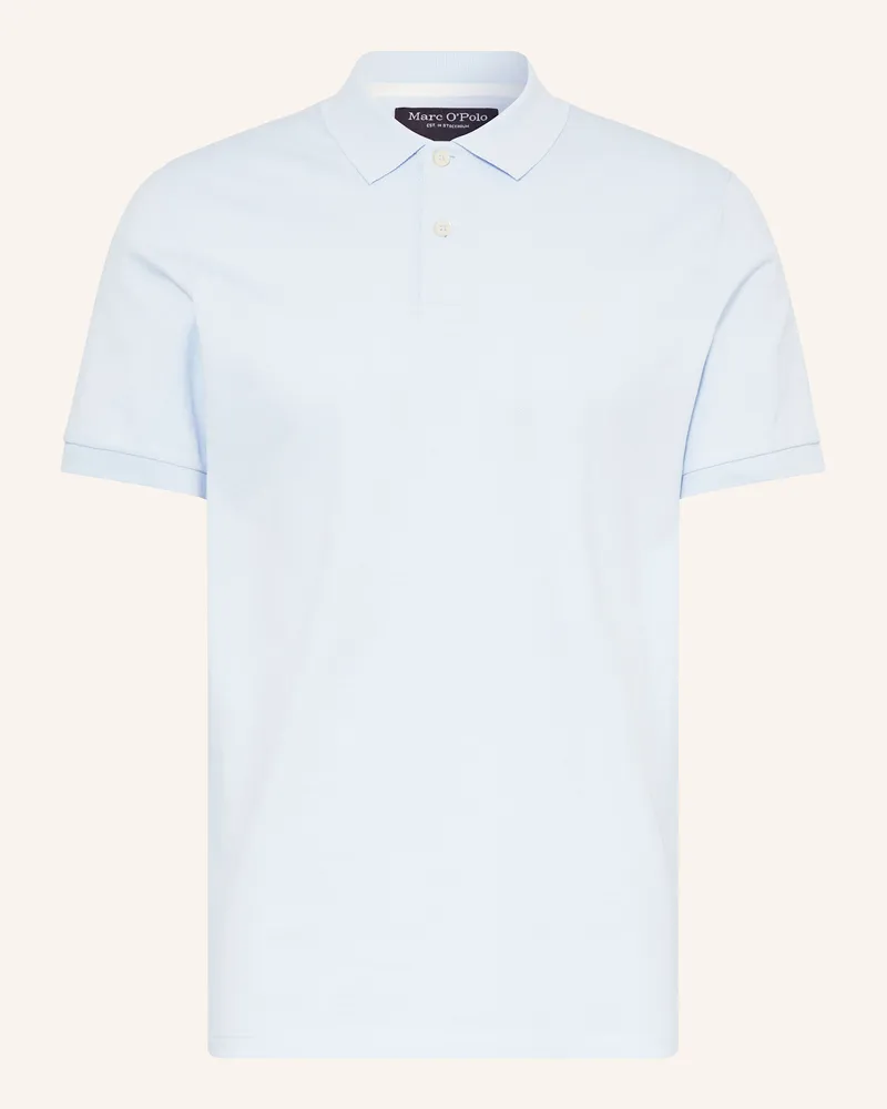 Marc O'Polo Piqué-Poloshirt Regular Fit Hellblau