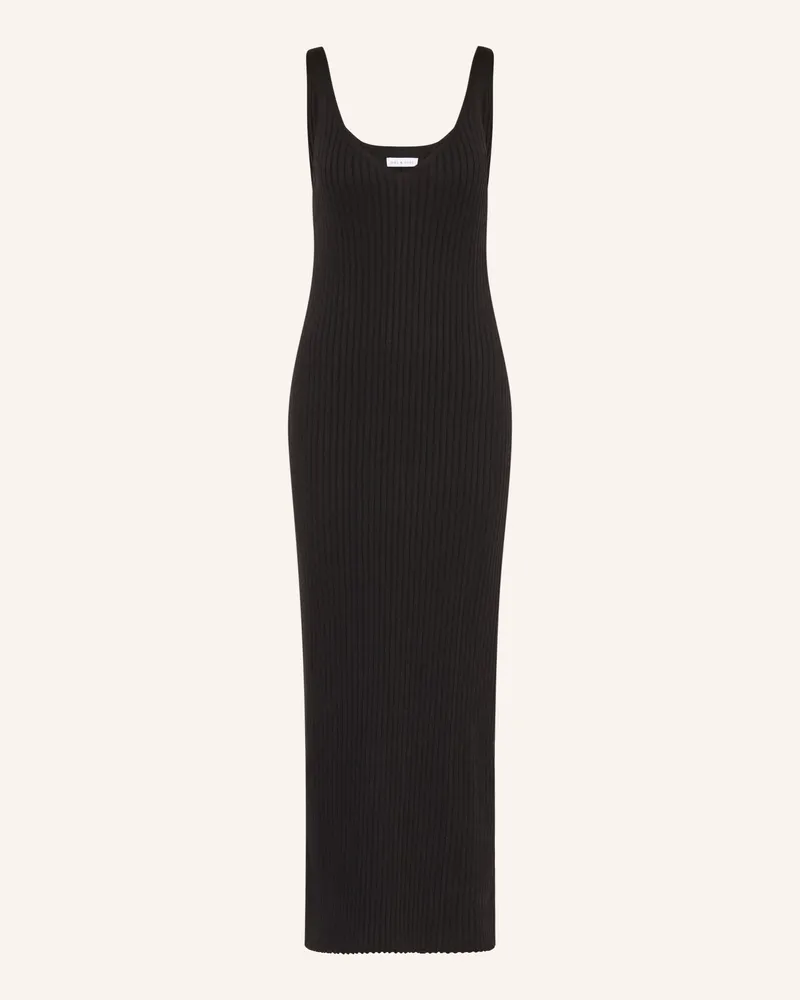 Mrs & HUGS Strickkleid schwarz Schwarz